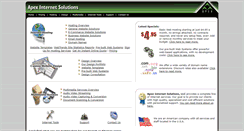 Desktop Screenshot of apex-internet.com