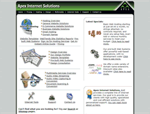 Tablet Screenshot of apex-internet.com